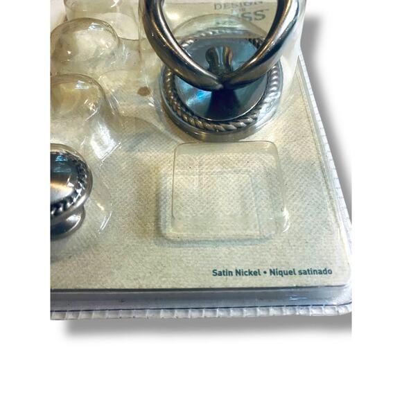 Design for Less Wall Hook and Drawer Pull Satin Nickel Finish 160257 - Picture 4 of 8